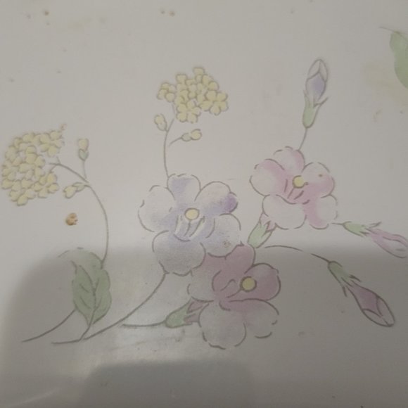 Vintage Corning Ware Pastel Bouquet 3 Liter Casserole Retired Pattern - Picture 2 of 5